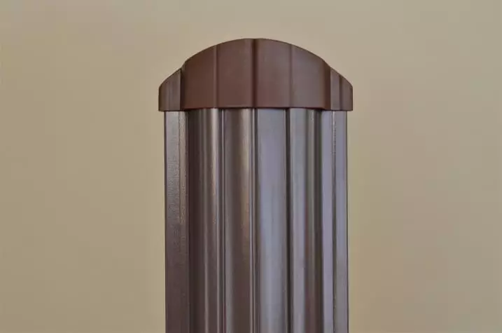Sztacheta metalowa drewnopodobna - Brąz 55 mikronów gruba
